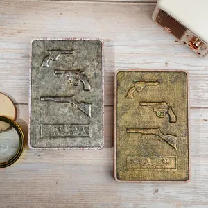 The Three Musketeers–Vintage 3D Embossed Metal Frame Pocket Journal, Unisex–Three Musketeers Themed Blank Journal