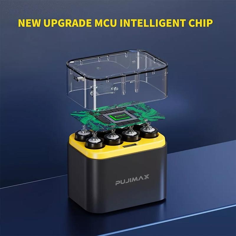 PUJIMAX 8 PCS AA 1.5V Rechargeable Lithium-ion Batteries 3400mWh + Charging Case