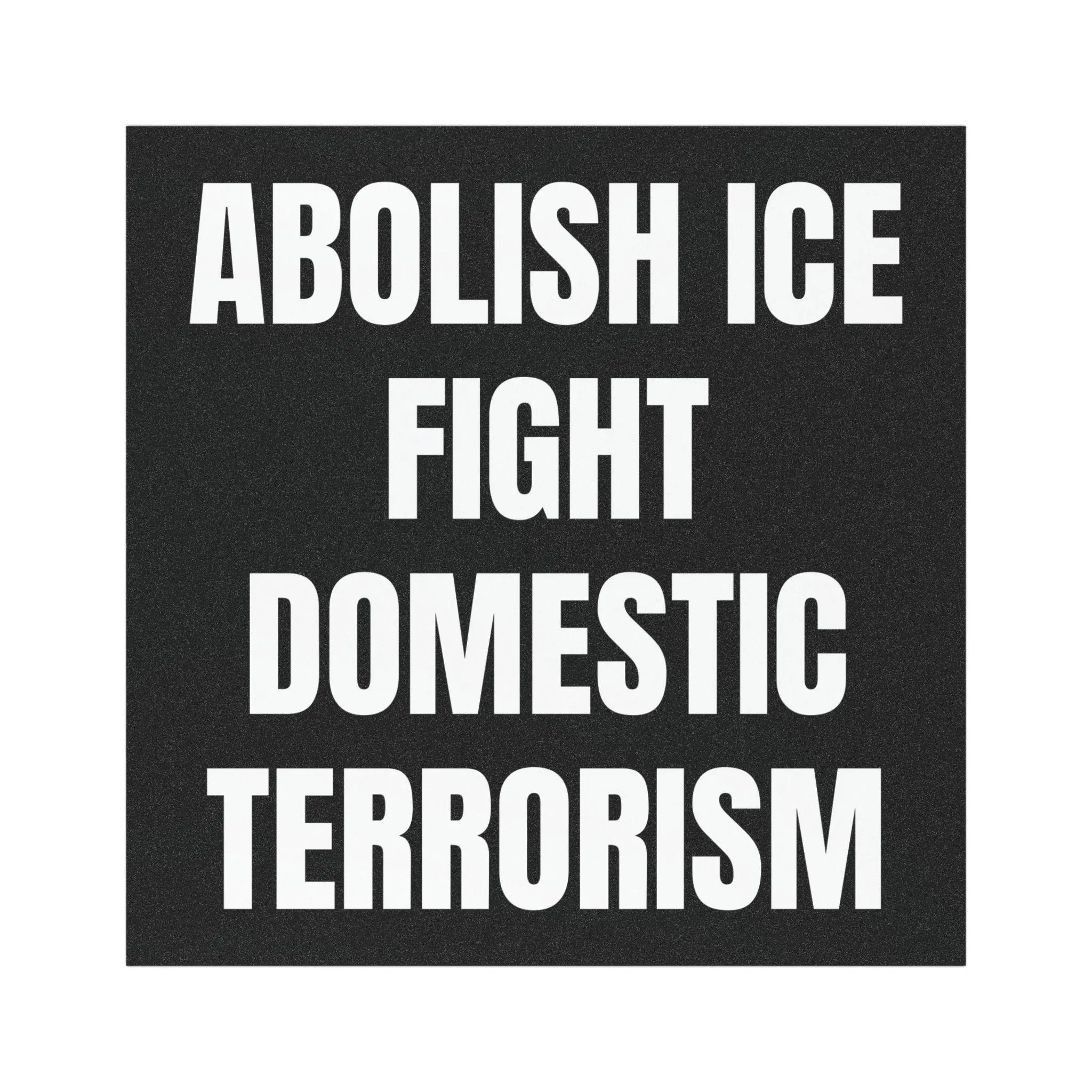 Abolish Ice Bumper Magnet, Anti Trump Anti Ice Car Magnet, Pro Democracy Bumper Sticker, Anti Nationalism Anti Fascism Leftist Car Stickers