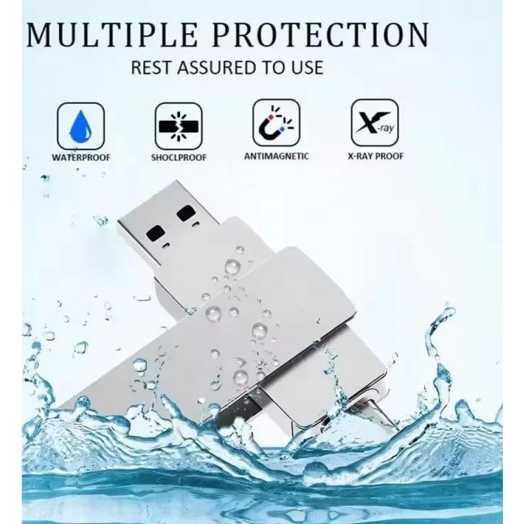 16TB Flash Drive USB 3.2 High Speed Metal U Disk Type-C Memory Stick Waterproof Storage PC Phone Data Transfer New 2026 16TB Flash Drive USB 3.2 High Speed Metal U Disk Type-C Memory Stick Waterproof Storage PC Phone Data Transfer New 2026