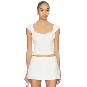 BY.DYLN Aisha Top in White