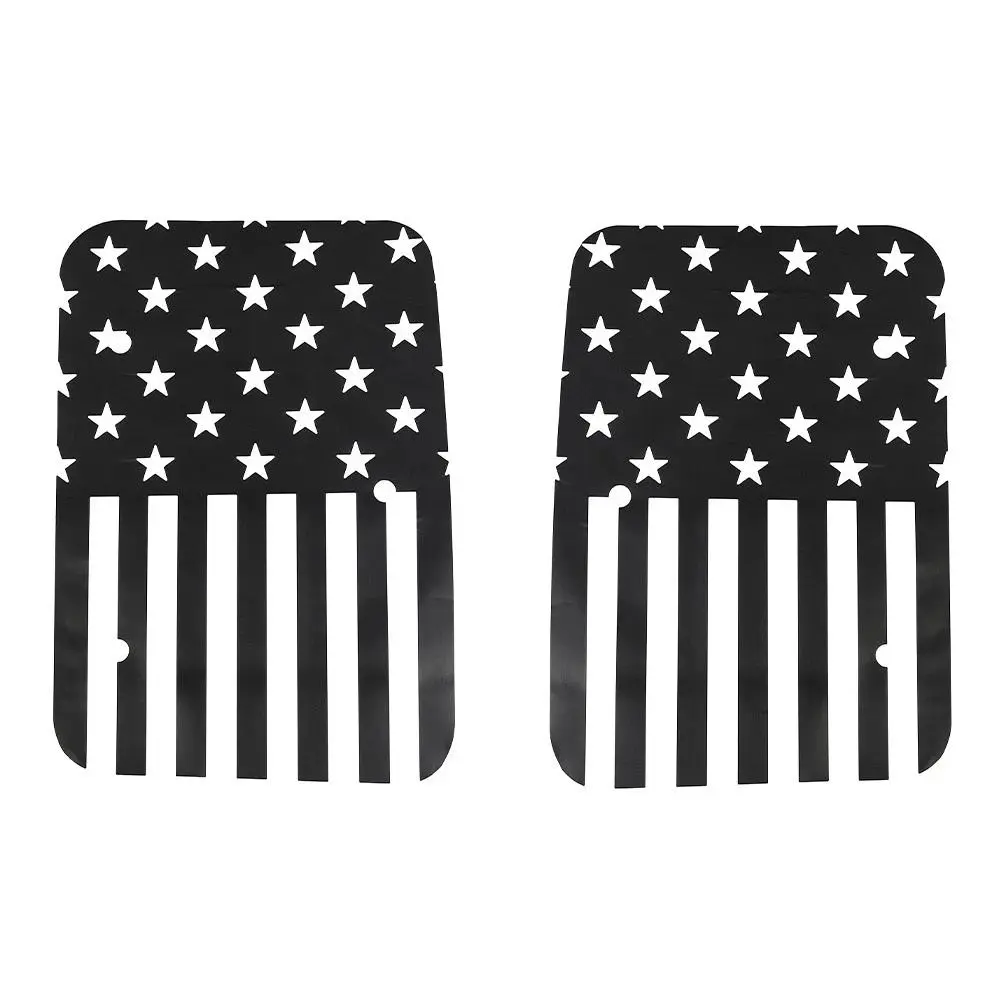 For 2008-2016 Ford F250/F350/F450/F550 Rear Window American Flag Decal Sticker Trim Vehicle Exterior Decoration Car Accessories