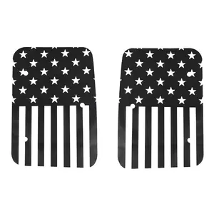 For 2008-2016 Ford F250/F350/F450/F550 Rear Window American Flag Decal Sticker Trim Vehicle Exterior Decoration Car Accessories