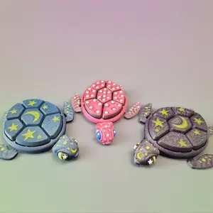 Articulated Clicker Turtle – 3D Printed