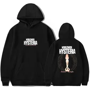 Jessie Murph Worldwide Hysteria Tour 2025 Two-Sided Graphic Sweatshirt, Funny Jessie Murph Trucksuit Hysteria Tour Music 2-Sided Pullover Hoodie for Men & Women
