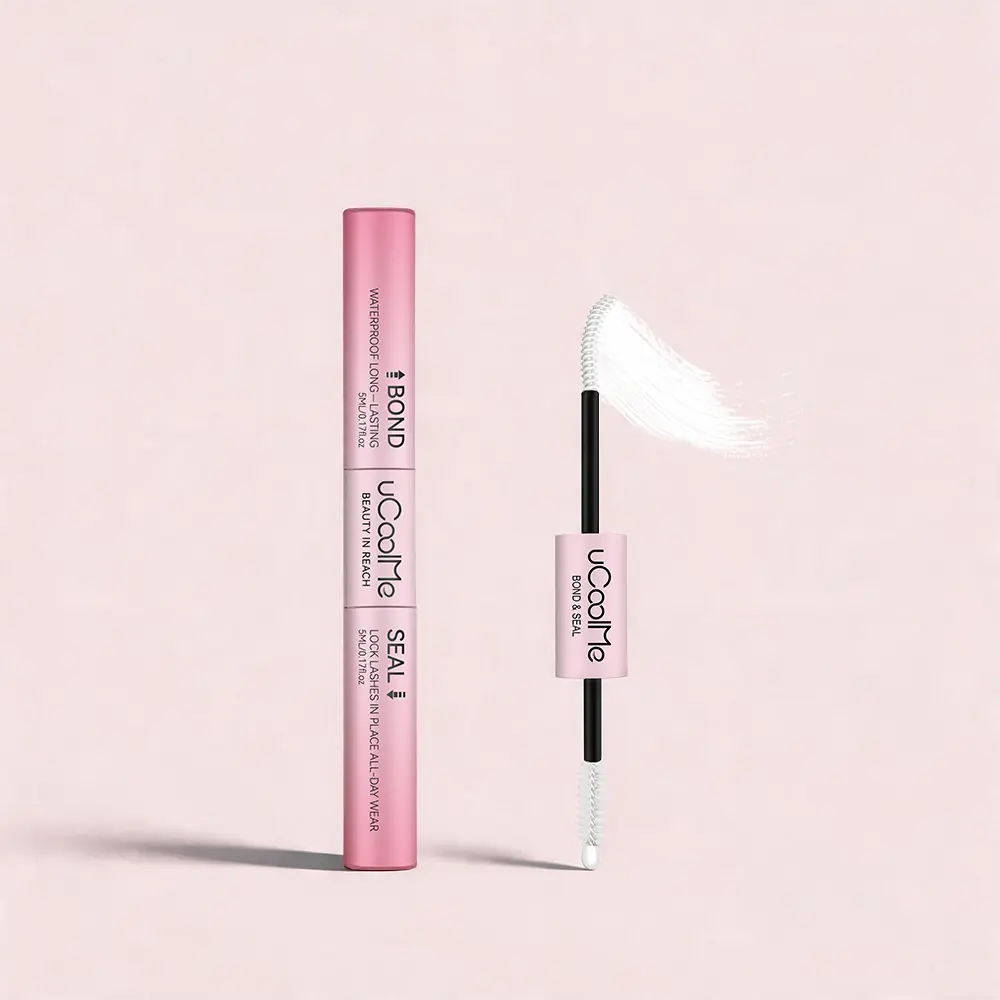 UCoolMe 2-in-1 Lash Bond and Seal Glue, Waterproof with Strong Hold for Cluster Lash Extensions, Beginner-Friendly 3-in-1 Cosmetic Kit with Black Glue & Remover, Eyelashes, Eyelash, 2In1 Bond & Glue #tiktokshopbacktoschool