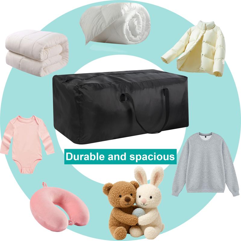 Biloban 6PC Waterproof Moving Bags Heavy Duty with Strong Zipper & Carrying Handles, Sturdy Clothes Storage Bags, Durable Lightweight Packing Bags Totes Organiser, Moving Boxes Alternative, College Dorm Room Essentials #TiktokshopStockUp