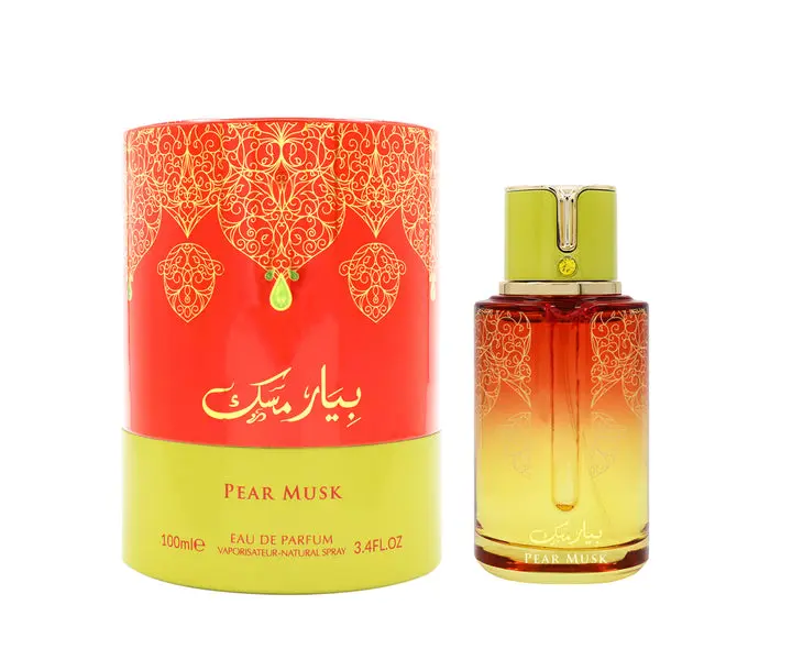 Produtos árabes Arabiyat Prestige Pear Musk EDP, 3.4 fl oz Unisex Fragrance