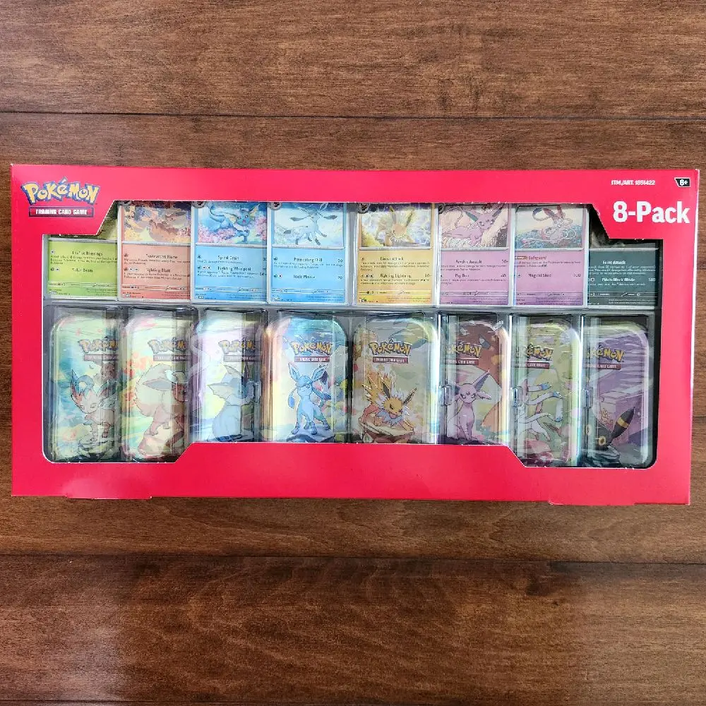pokemon trading card game prismatic evolutions mini tin Amazon.com: Pokémon TCG: Scarlet & Violet—Prismatic Evolutions Mini Tin –  Leafeon (2 Booster Packs & 1 Coin) : Toys & Games main image 1