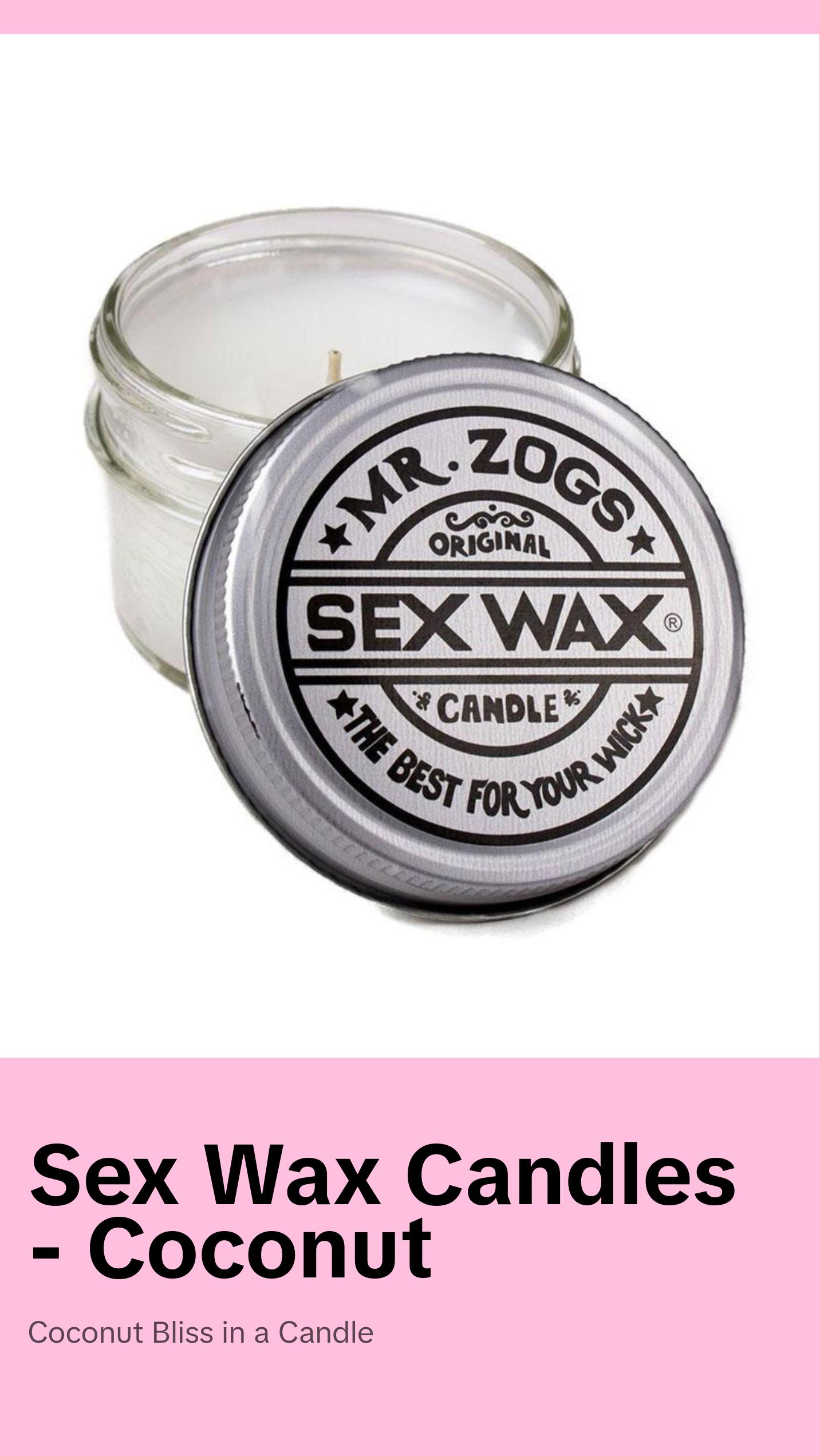 Sex Wax Candles - Coconut