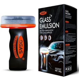 Glass Emulsion  Powerful  Multi-Purpose Cleaner Oil Film Cleaning Brush, Car Windshield Cleaner Tool for Automotive Windshield/Window/Mirror Cleaning, Clearvision Improve Driving Visibility