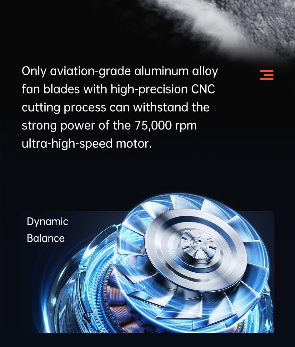 JISULIFE Portable Handheld Turbo Fan with 100 Speeds Adjustable Mini Personal Fan 9000mAh USB Rechargeable Battery Operated LED Display Powerful Cooling Solution