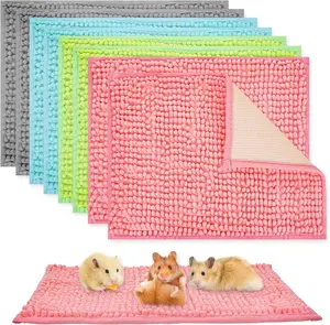 8Pcs/Set Guinea Pig Liner Pads,Washable Rabbit Cage Liner,Guinea Pig Fleece Mats,Reusable Bedding Pee Pads for Small Animals,Bunny,Valentine's Day Gifts,Hand Tools Kits