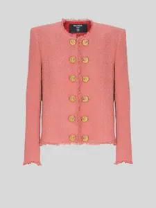 Tweed Spencer Jacket in Rose