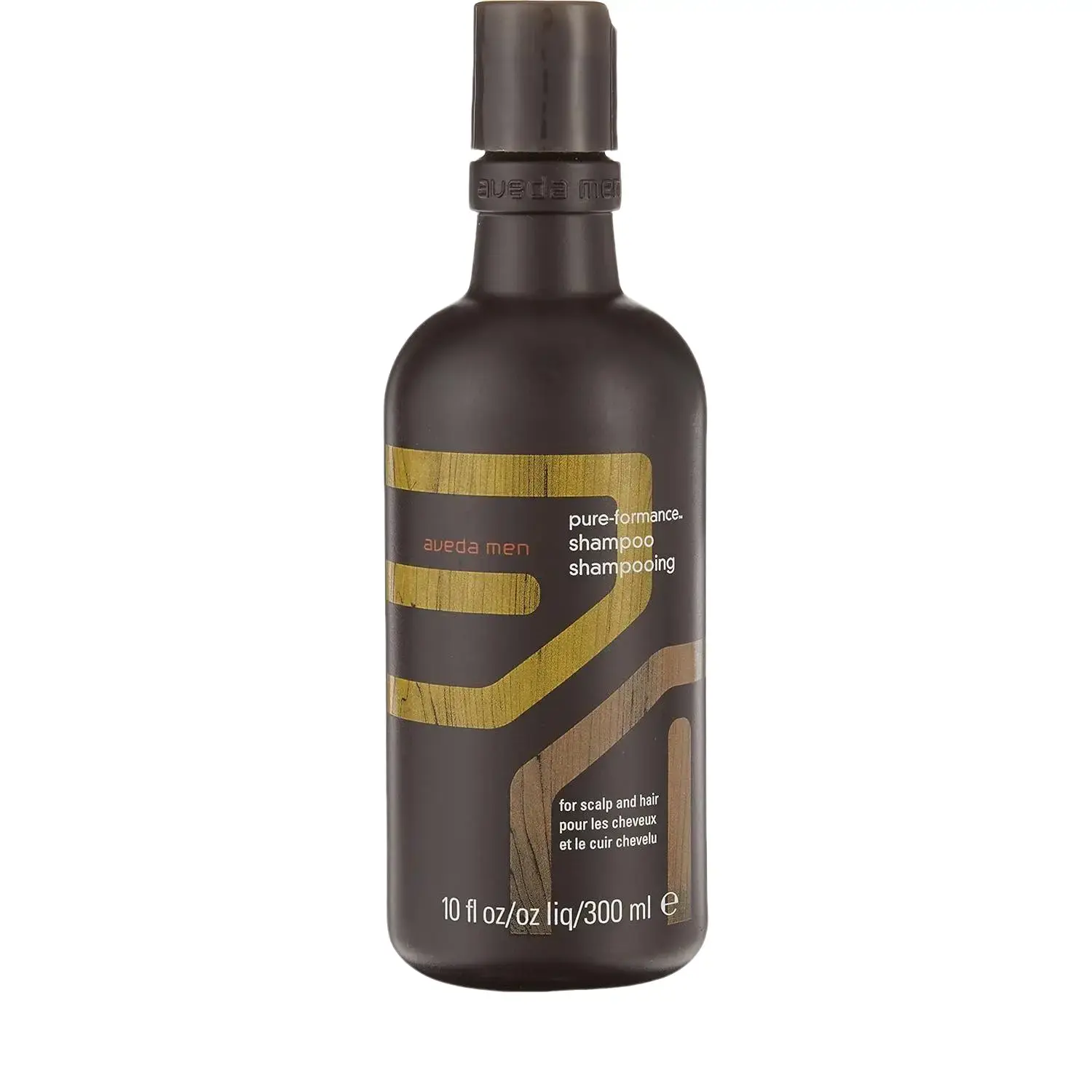 Aveda Men Pure-Formance Cleansing Shampoo - Gentle Plant-Based Liquid Haircare for Normal to Dry Male Hair, Lavender Scent, Anti-Frizz, Daily Use, 10 oz