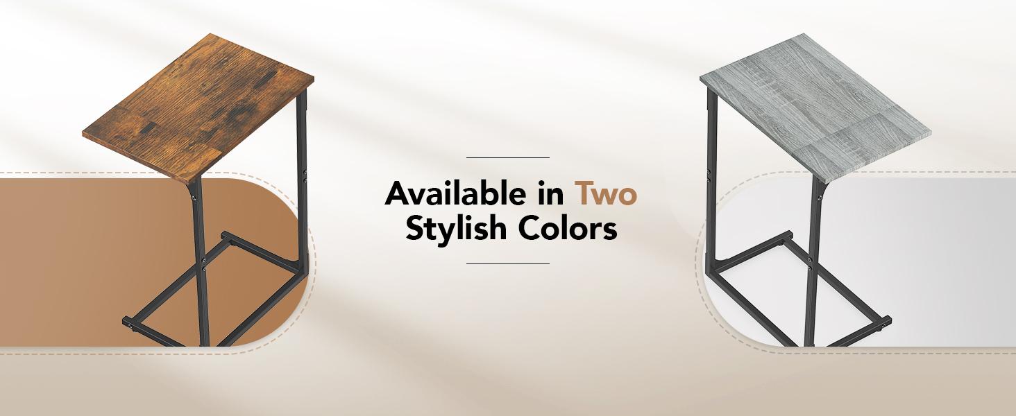 Pipishell End Table C-Shaped, Sofa Side Table，Bedside Table，27 inches High, Side Table for Couch Slide Under, Modern Nightstand,   for Living Room, Bedroom wooden#TikTokShopBlackFriday