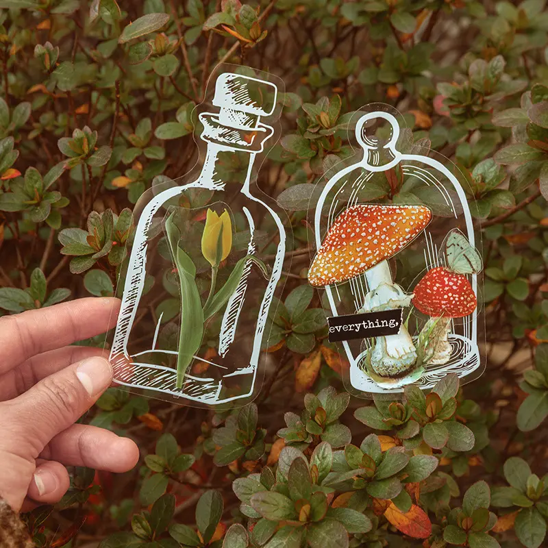 20/40 PCS Random Pattern Clear Dried Flower Bookmarks,DIY Bookmarks, Glassware Personalized Stickers, NaturalFlower Bookmarks, Bookmark Stickers, Bookmark Crafts