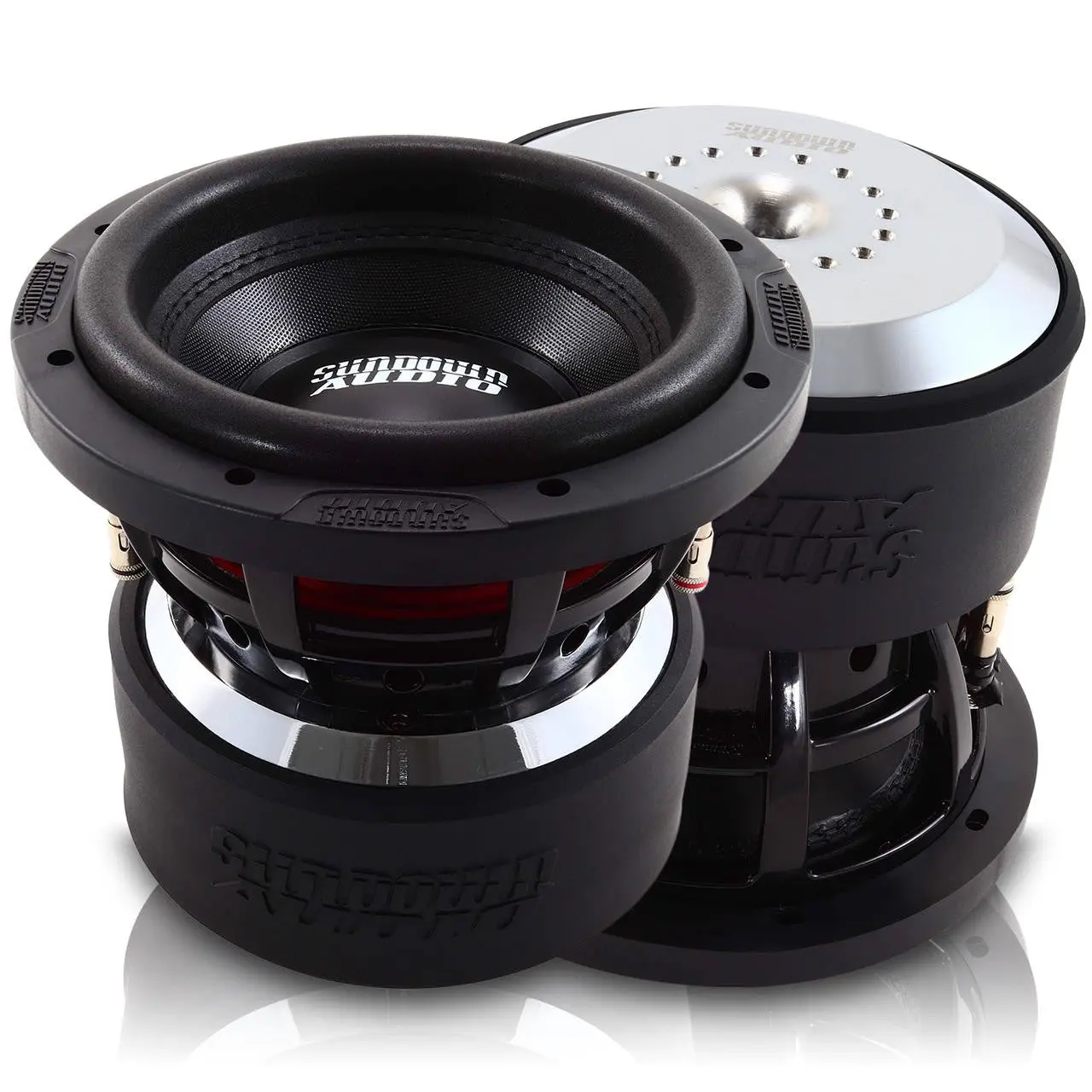 Sundown Audio XV38D4 SUNDOWN AUDIO X Series v.3 8" (800-watts) -DVC-4OHM, Car Audio System, Woofer