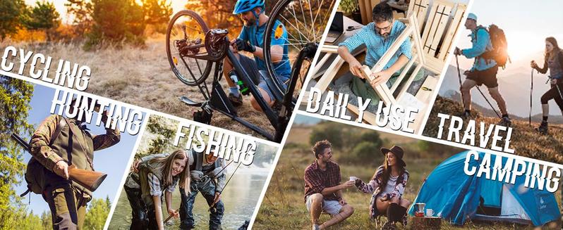 AWEE Men's Gift, Gifts for Men Him Dad, Pocket Multitool tool, Christmas Stocking Stuffers for Men, Anniversary Birthday Gifts for Husband, Boyfriend, Guy, Groomsmen, Fathers Day, Gadget for Hiking, Camping, Outdoor