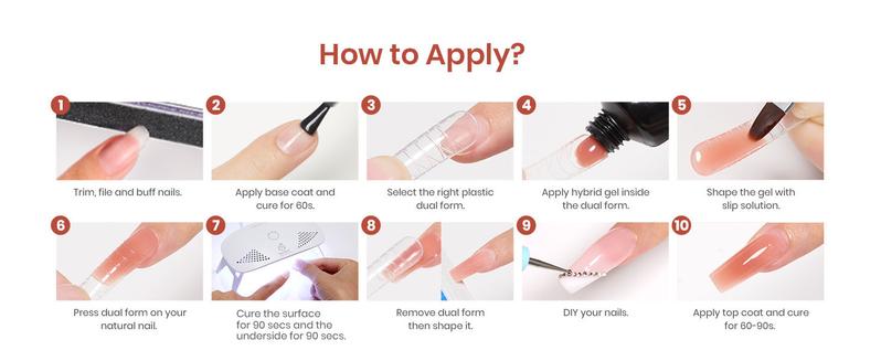 Beetles Poly Nail Extension Gel Kit Clear Jelly Glitter Golden Nude Brown Colors Poly Building Gel Enhancement Manicure Kit Nail Art Salon Soak Off UV Easy DIY Beetles Poly Nail Extension Gel Kit Clear Jelly Glitter Golden Nude Brown Colors Poly Building Gel Enhancement Manicure Kit Nail Art Salon Soak Off UV Easy DIY