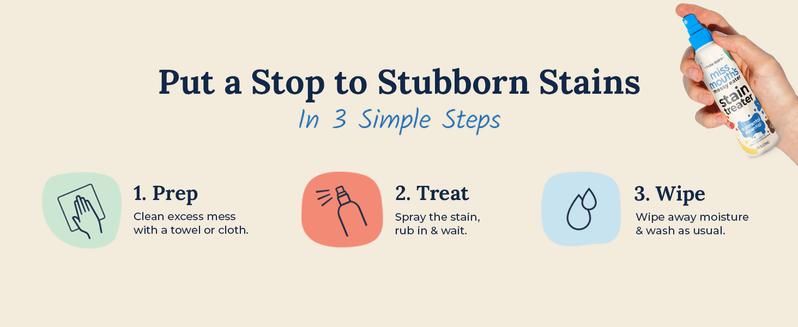 Miss Mouth's Messy Eater Stain Treater and Messy Steppers Shoe Cleaner Magic Duo - Stain Remover and Shoe Cleaner