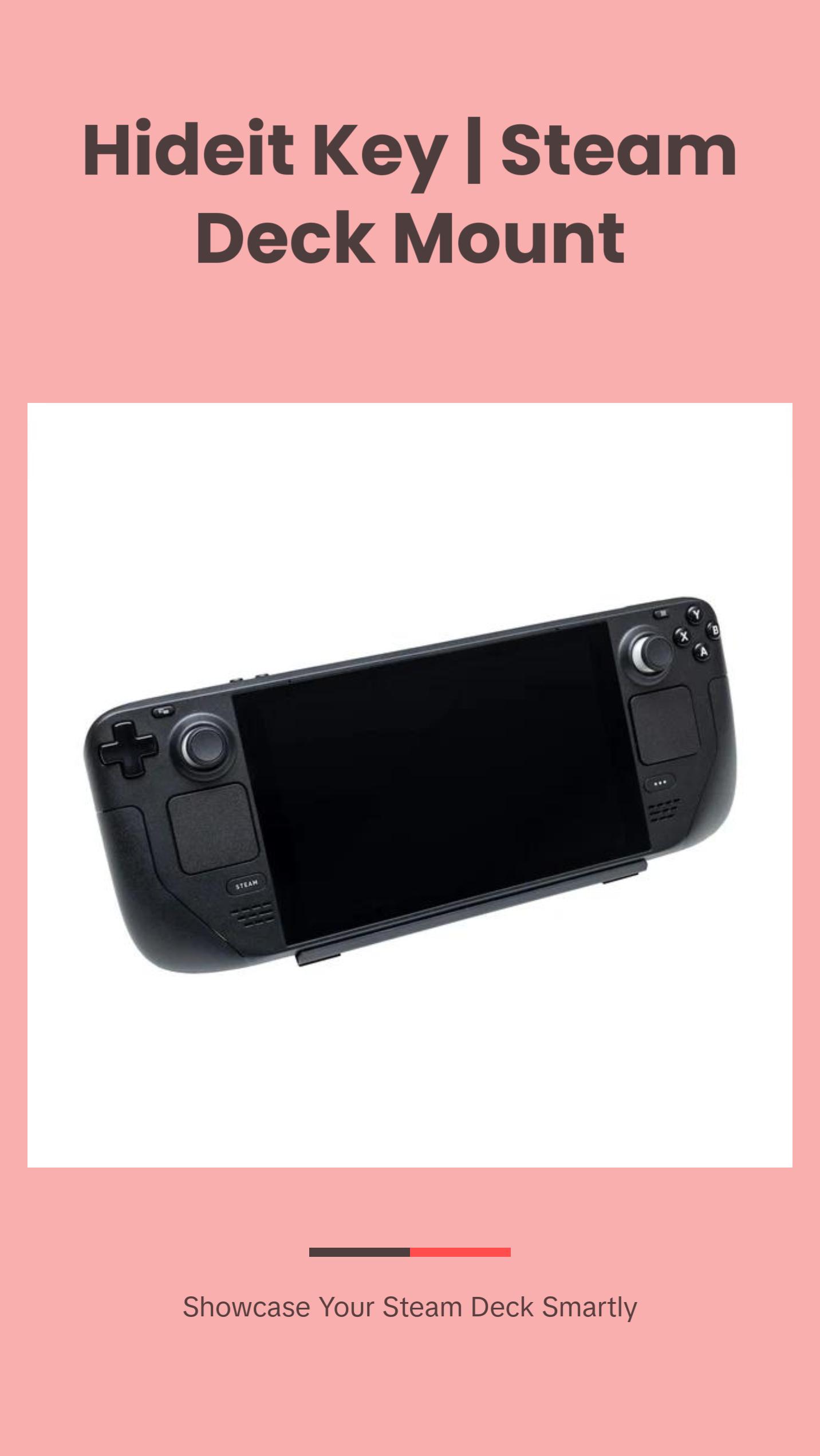 HIDEit Key | Steam Deck Mount