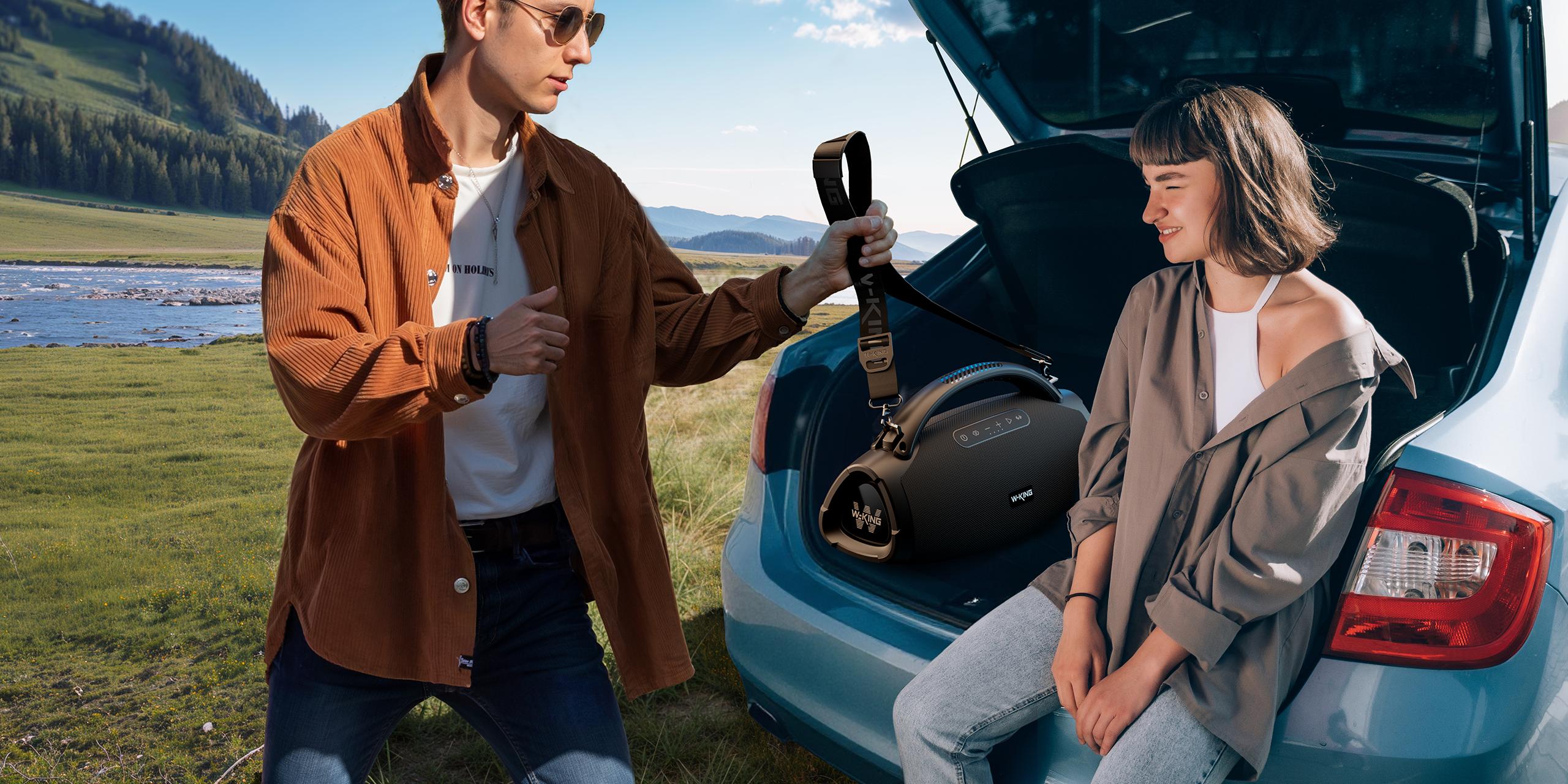 W-KING X20s 140W Powerful Bluetooth Speaker, BT5.4 IPX7 Waterproof Type-C Fast Charge for Outdoor Home Party  Audio