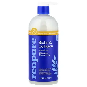 Renpure Volumizing Shampoo, Biotin & Collagen, 24 fl oz (710 ml)