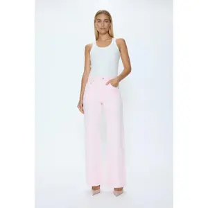 Pistola Larsen Relaxed Flare Jean in Blush