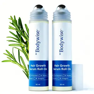 2 Pack Be Bodywise Advanced Hair Growth Serum 25ml | 5% Saw Palmetto 3% Rosemary 1% Caffeine | Anti Hair Fall Scalp Serum for Men Women Hair Density