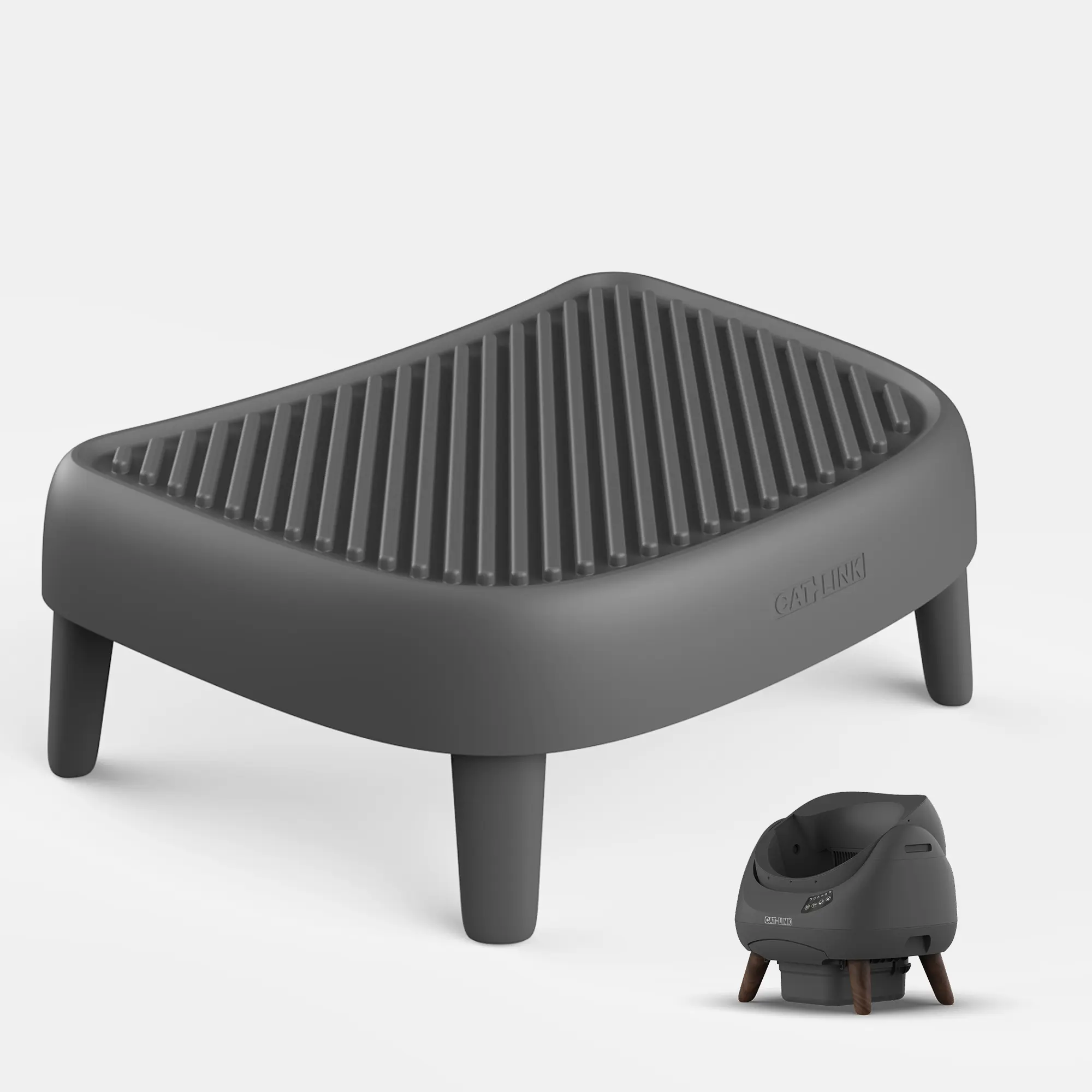 Ramp for CATLINK Scooper Open-X  Assists kittens and senior cats; prevents litter scatter.