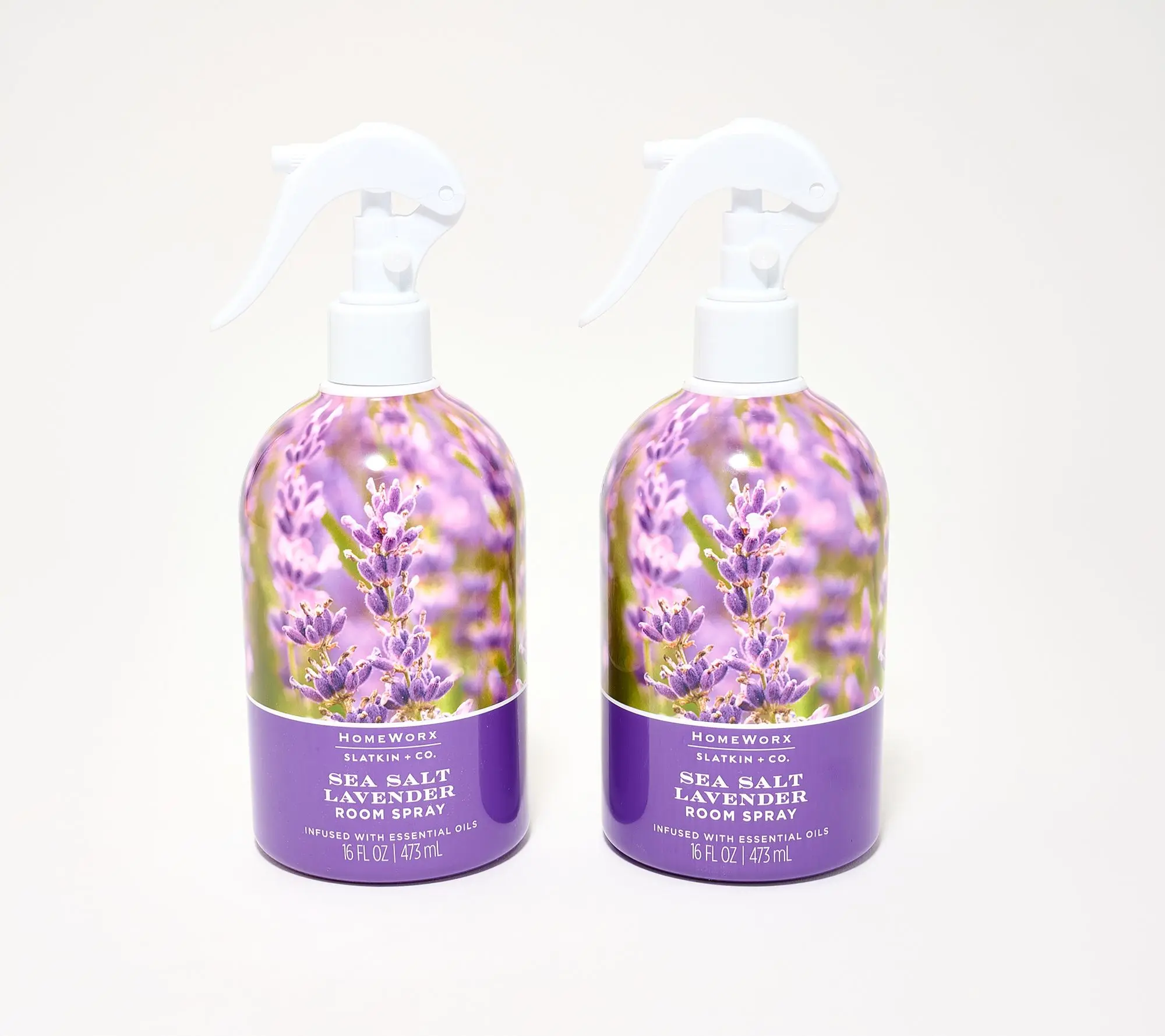 HomeWorx by Slatkin + Co. S/2 16oz Room Sprays