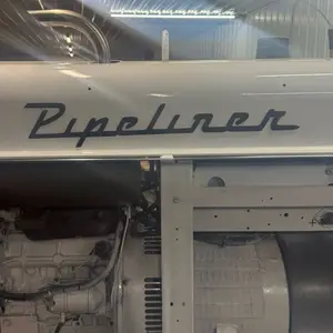 Powder coated black Pipeliner sign for welding machine hood/doors/wherever