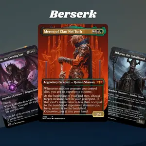 MTG Proxy 100+ Card Commander Deck Berserk Sacrifice Aggro & Death Trigger Synergy Strategy Theme Ready to Play Magic Style Deck Perfect Gift for Collectors and Card Players