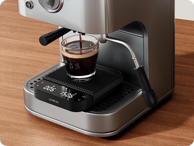 Ultrean Coffee Scale Rechargeable Espresso Scale with Timer 3kg 0.1g Accuracy for Pour Over and Drip Coffee Digital Weighing Machine