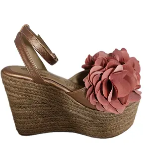 Flower Heel Sandals