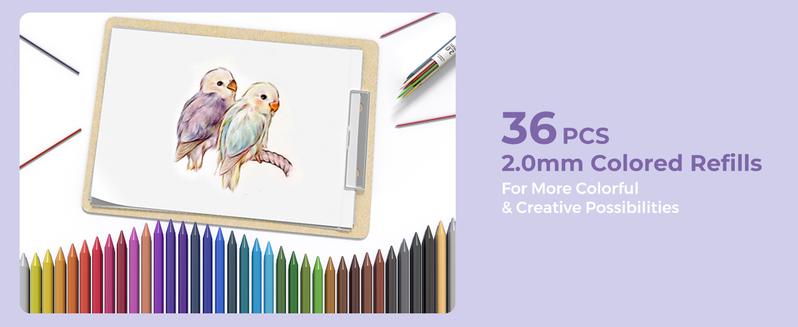 Four Candies(New)36PCS Aesthetic School Supplies, Mechanical Pencils 0.5mm, 0.7mm, 0.9mm & 2.0mm with 624PCS Lead Refills, Cute Mechanical Pencils for Writing, Drawing & Drafting,Ideal Christmas Gift for Kids Students,Perfect Christmas Gift for Students Four Candies(New)36PCS Aesthetic School Supplies, Mechanical Pencils 0.5mm, 0.7mm, 0.9mm & 2.0mm with 624PCS Lead Refills, Cute Mechanical Pencils for Writing, Drawing & Drafting,Ideal Christmas Gift for Kids Students,Perfect Christmas Gift for Students