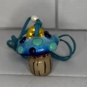 Mushroom jar necklace