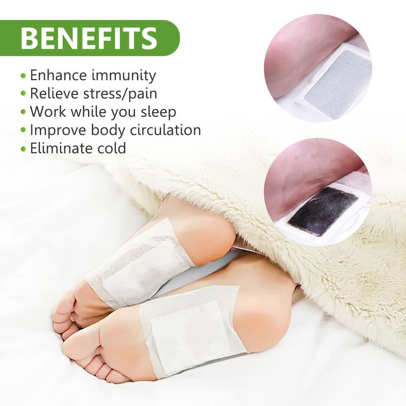 Sefudun Foot Detox Patch - Bamboo Charcoal Foot Patch Health , Bamboo Vinegar Ginger Powder Foot Pads for Foot Care, Deep Cleansing, Stress Relief, and Relaxation - 10 Pairs (5 Packs) Fitness Solution Sefudun Foot Detox Patch - Bamboo Charcoal Foot Patch Health , Bamboo Vinegar Ginger Powder Foot Pads for Foot Care, Deep Cleansing, Stress Relief, and Relaxation - 10 Pairs (5 Packs) Fitness Solution