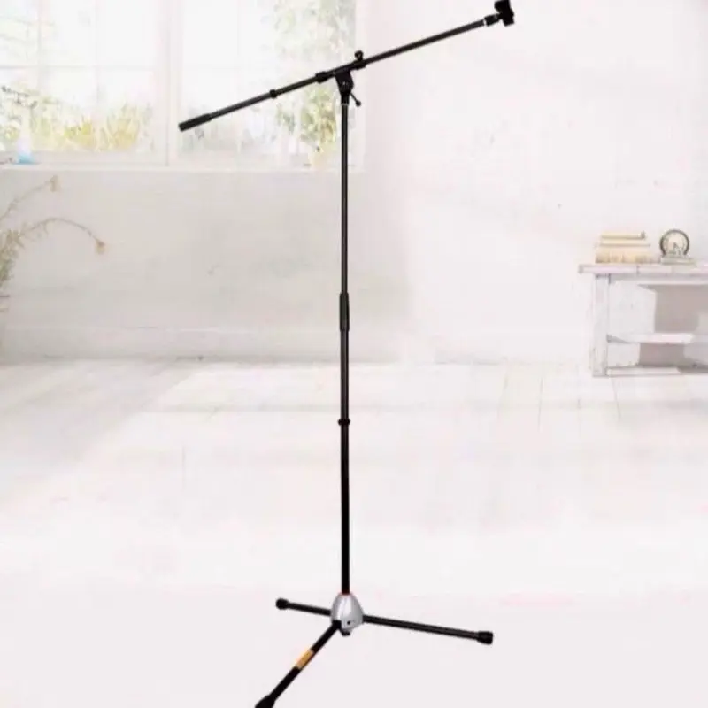 FITUEYES Adjustable Heavy-Duty Tele-Boom Microphone Stand, Durable with Adjustable Arm, for Music Recording Studio, Live or Studio Use