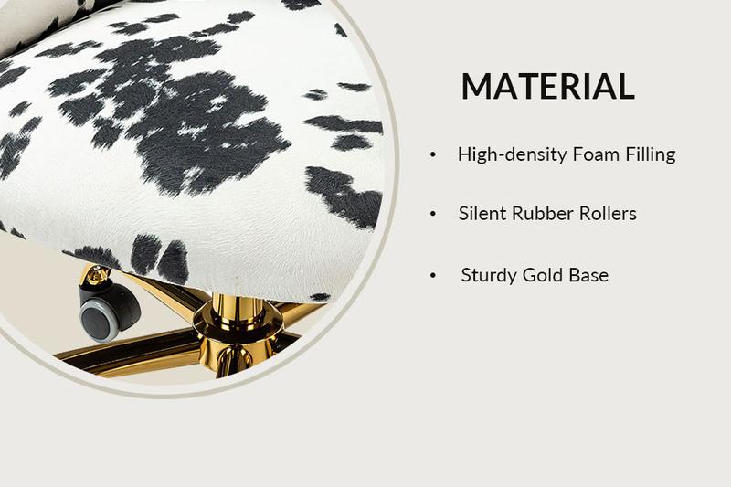 Hulala Brett Fabric Office Chair, ergonomic shape, durable frame, classic design, elegant pattern, Durable metal five-pronged base, height-adjustable, soft filling, bright and colorful finish,all directional wheels