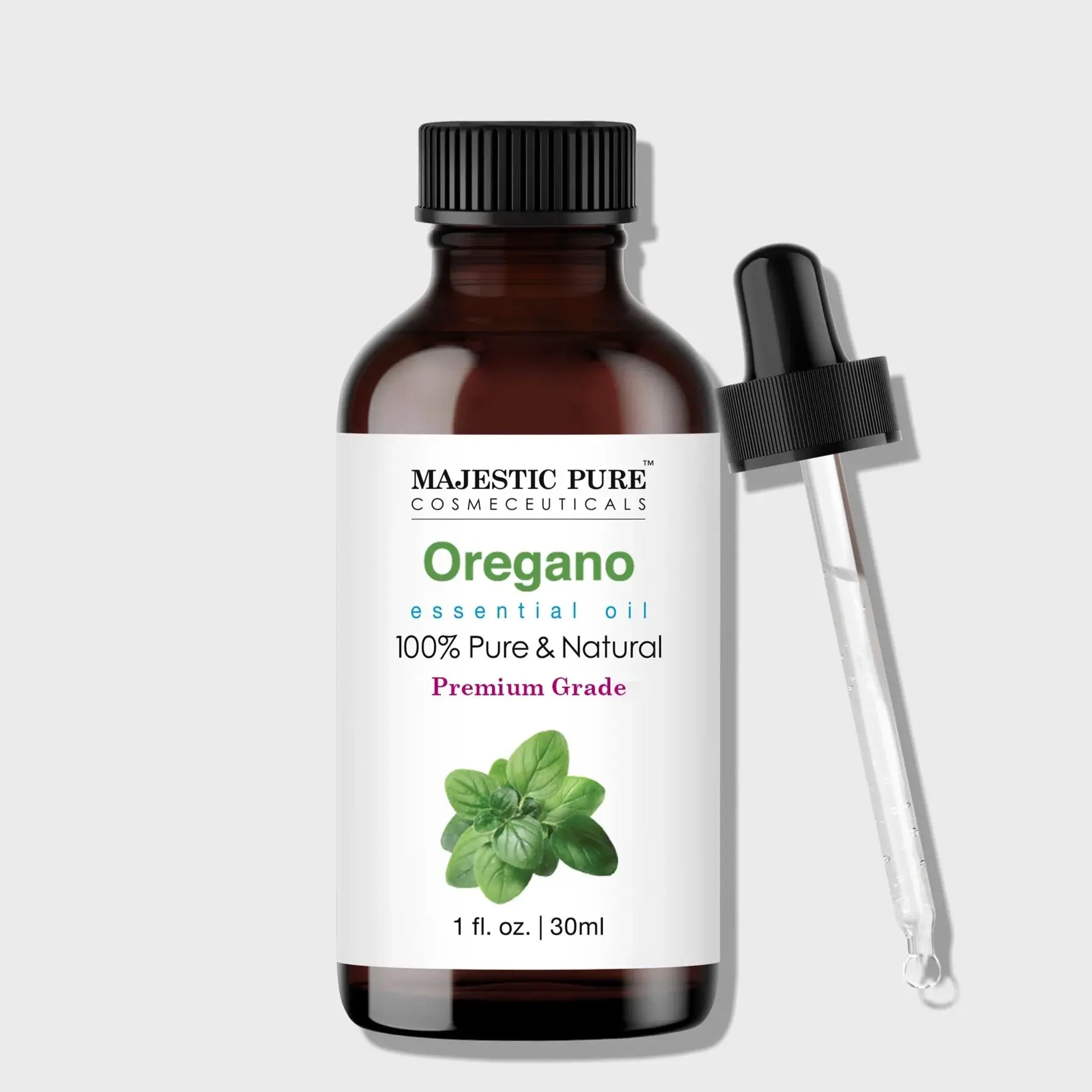 100% Pure Natural Oregano Essential Oil (1 fl oz) - Therapeutic Aromatherapy Health Product, Blendable Natural Essential Oils for Self Care Needs