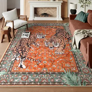 Lahome Washable Area Rug Large Snake Living Room Rugs, Soft Rug for Bedroom, Non-Slip Indoor Carpet for Dining Room Home Office