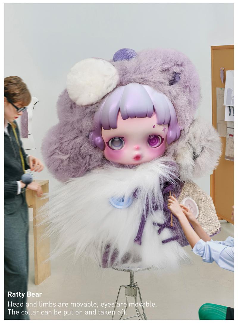 [Spanish] – SKULLPANDA You Found Me! Series – Colgante de Muñeco de Peluche