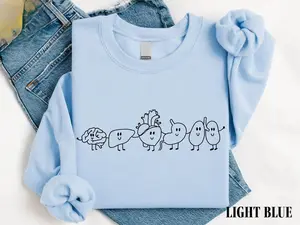 Organ Friends Sweatshirt, Cute Anatomy Graphic Pullover, Medical Student Gift, Healthcare Humor Crewneck
