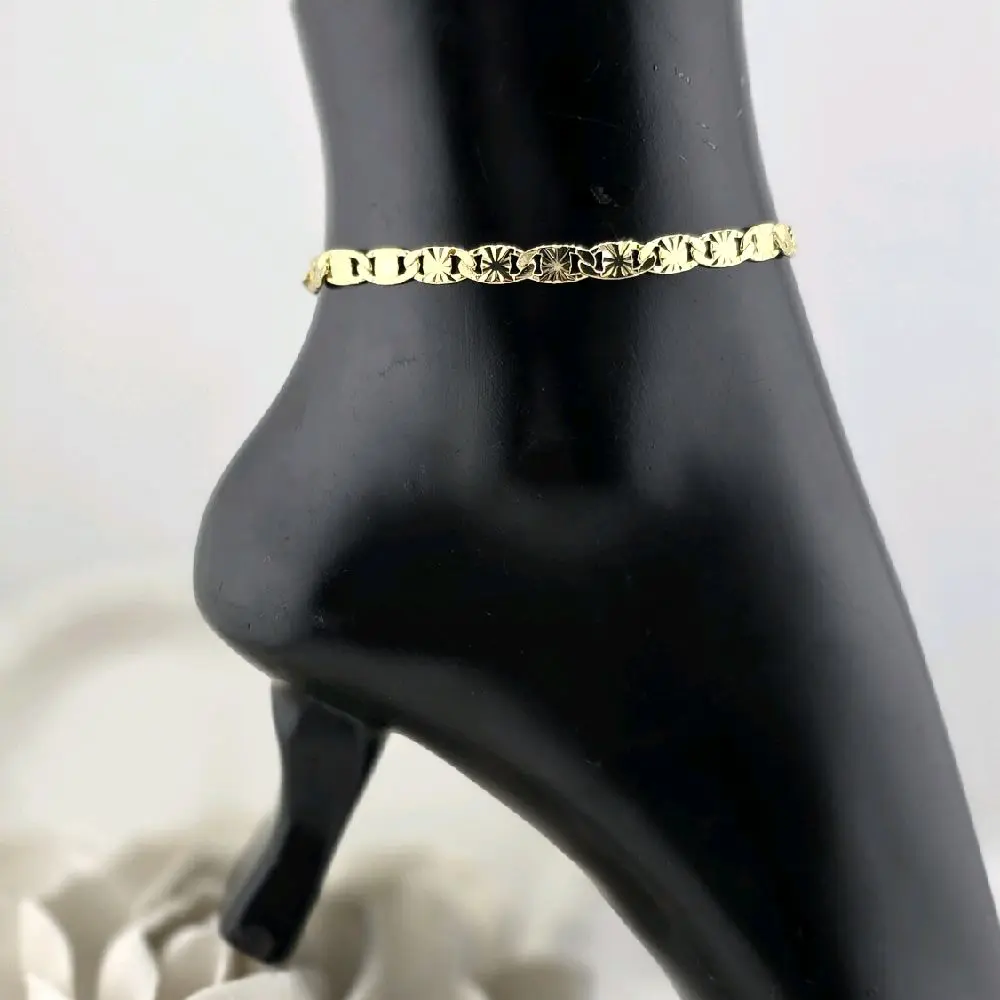 anklet 14k gold plated anklet 14k gold plated
