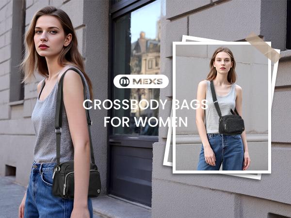 MEXS Small Crossbody Bag for Women, Mini Travel Casual Cross Body Purse, Waterproof/Extendable Shoulder Handbags Wallet 3.2L MEXS Small Crossbody Bag for Women, Mini Travel Casual Cross Body Purse, Waterproof/Extendable Shoulder Handbags Wallet 3.2L