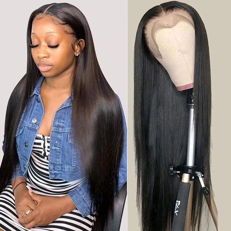 Bling Hair Bone Straight 13x4 13x6 Lace Wig Human Hair Pre plucked HD Lace Wig Human Hair Wigs Silky Straight Lace Frontal Wig For Women