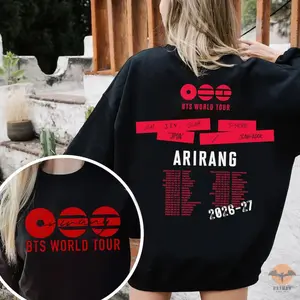Boy Band BT21 Kpop Sweatshirt, World Tour 2026 Gifts Tee