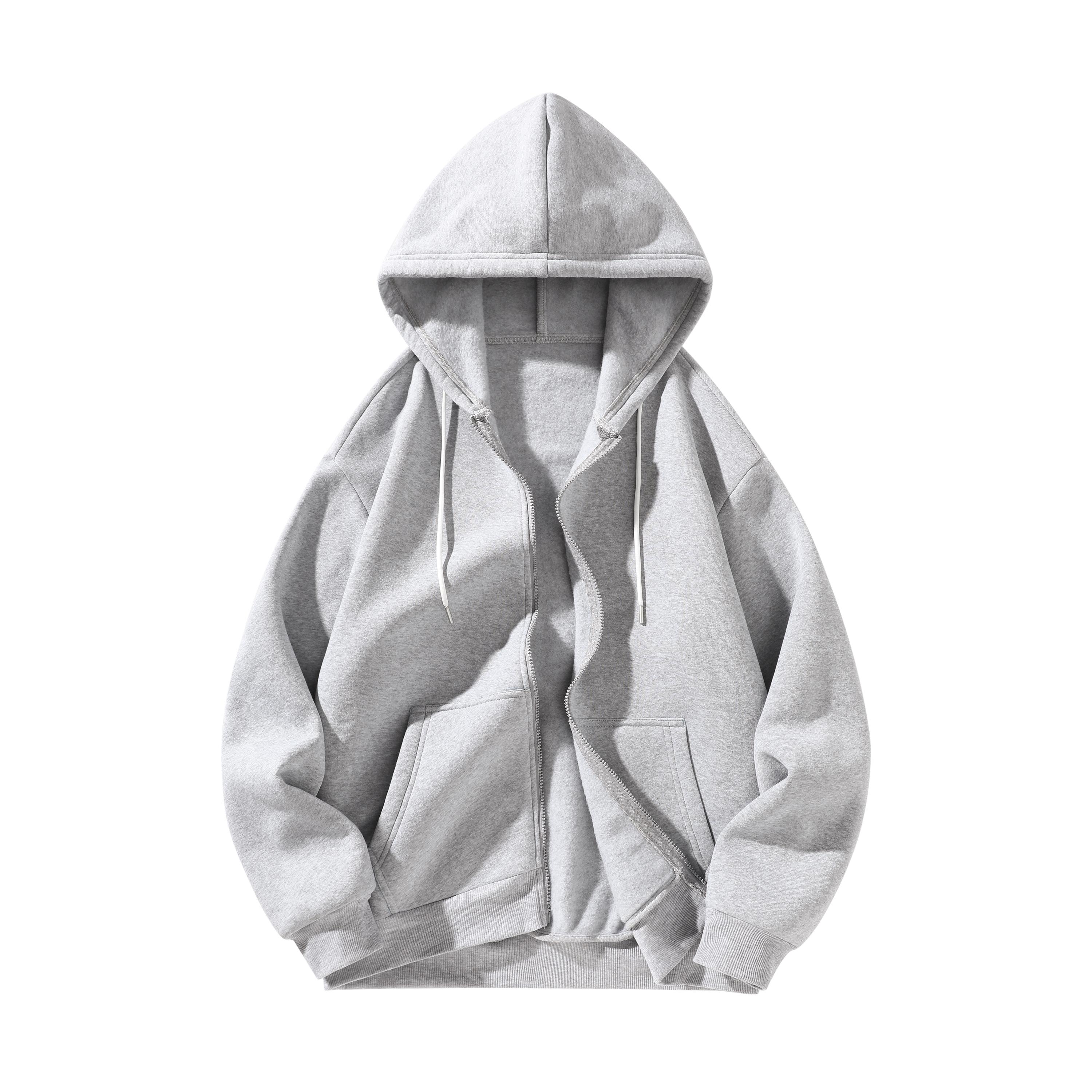 2-Pack Vintage Grunge Retro Zip-Up Hooded Lightweight Outerwear for Men — Loose Fit Hooded Jackets, Skater/Hip Hop Style, Basic Streetwear, suitable for outdoor training and everyday casual wear